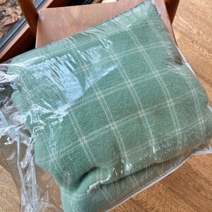 L.L. Bean Wool Green Blanket